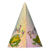 verjaardag van een kikker feesthoedjes (Achterkant)