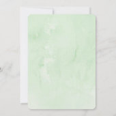 Verjaardag van een lieveheersbeestje op een weide kaart (Achterkant)