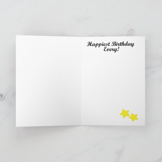 VERJAARDAG VAN EEN VRIEND KAART (Binnen)