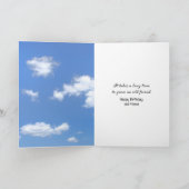 Verjaardag van een vriend Zonnebloem met zonnebril Kaart (Binnen)