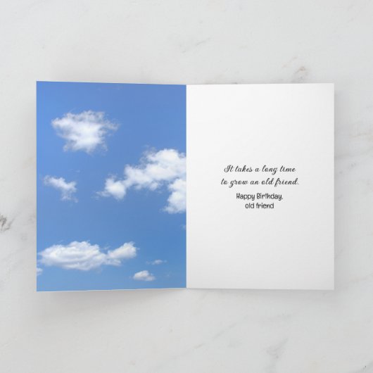 Verjaardag van een vriend Zonnebloem met zonnebril Kaart (Binnen)