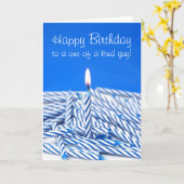 Verjaardag van een vriendelijke man kaart (Gele Bloem)