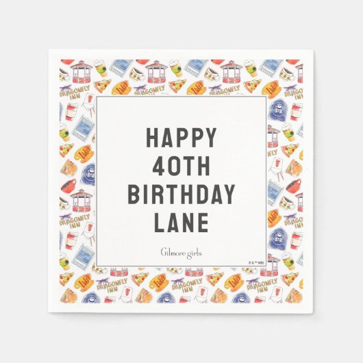 Verjaardag van Gilmore Girl Servet (Voorkant)