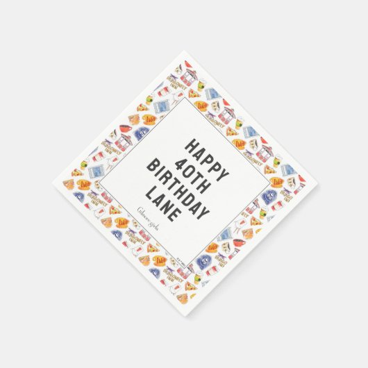 Verjaardag van Gilmore Girl Servet (Hoek)