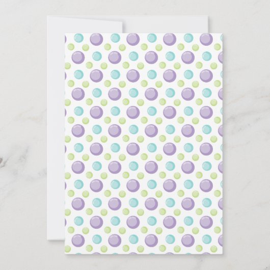 Verjaardag van haaien en zeemeerminnen kaart (Achterkant)