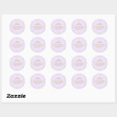 Verjaardag van Hare Koninklijke Prinses Ronde Sticker (Vel)