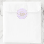 Verjaardag van Hare Koninklijke Prinses Ronde Sticker (Tas)