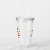 Verjaardag van herfst Fox Woodland Acryl Drinkbeker (Links)