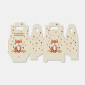 Verjaardag van herfst Fox Woodland Bedankdoosjes (Uitgevouwen)