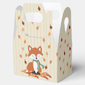 Verjaardag van herfst Fox Woodland Bedankdoosjes (Geopend)