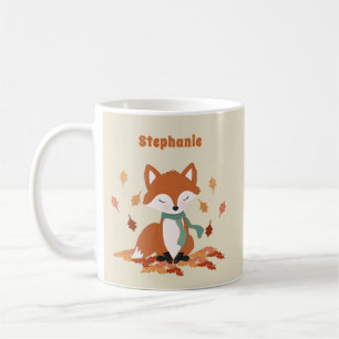 Verjaardag van herfst Fox Woodland Koffiemok