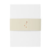 Verjaardag van herfst Fox Woodland Uitnodigingen Wikkel (Achterkant Voorbeeld)