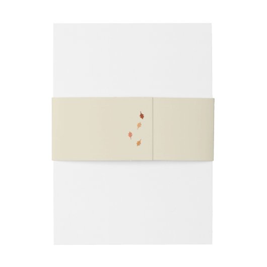 Verjaardag van herfst Fox Woodland Uitnodigingen Wikkel (Achterkant Voorbeeld)