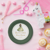 Verjaardag van het betoverde bos Quinceanera Papieren Bordje (Feest)