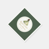 Verjaardag van het betoverde bos Quinceanera Servet (Hoek)