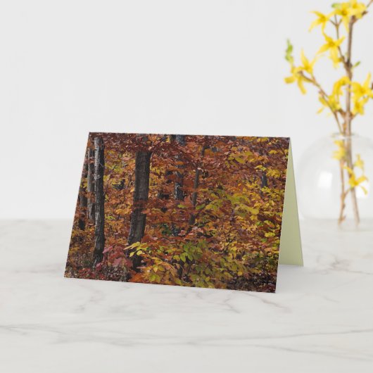 Verjaardag van het beukenbos kaart (Gele Bloem)