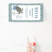 Verjaardag van het deuropenteken van de sluisdeur spandoek (Insitu)