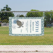 Verjaardag van het deuropenteken van de sluisdeur spandoek (Insitu)