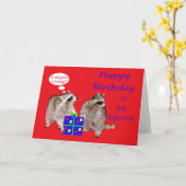 Verjaardag van het schoondochter Wenskaart Kaart (Gele Bloem)