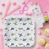 Verjaardag van het Vliegtuig Papieren Bordje (Feest)