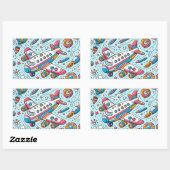 Verjaardag van het vliegtuig Sticker (Vel)