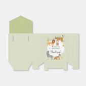 Verjaardag van het wilde Oerwoud Bedankdoosjes (Uitgevouwen)