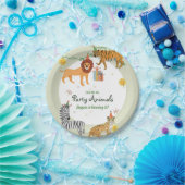 Verjaardag van het wilde Oerwoud Papieren Bordje (Feest)