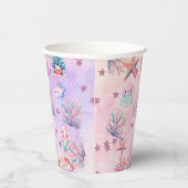 Verjaardag van het Zee Kind Papieren Bekers (Rechts)