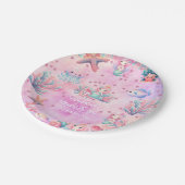 Verjaardag van het Zee Kind Papieren Bordje (Gekanteld)