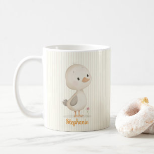 Verjaardag van het zoete eendje koffiemok
