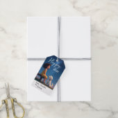 Verjaardag van hondenliefhebber cadeaulabel (Met Touw)
