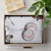 Verjaardag van honkbal uit grootmoeders tijd tissuepapier (Geschenk)