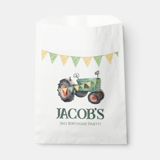 Verjaardag van je Tractor Boys Bedankzakje (Voorkant)