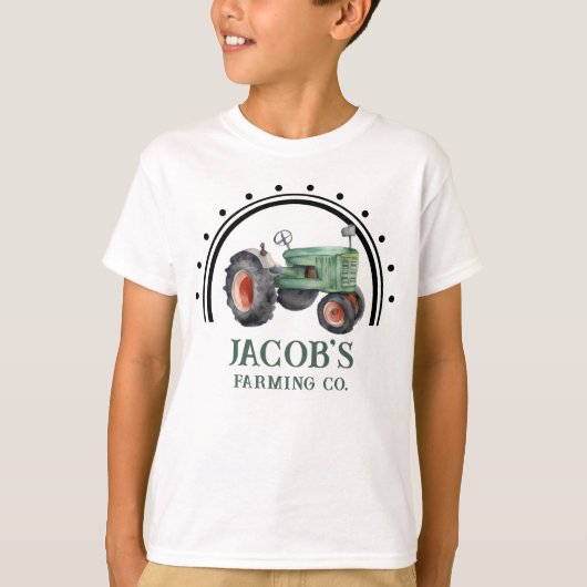 Verjaardag van je Tractor Boys T-shirt (Voorkant)