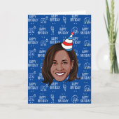 VERJAARDAG VAN KAMALA HARRIS KAART (Voorkant)