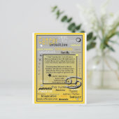 VERJAARDAG VAN KANKER BRIEFKAART (Staand voorkant)