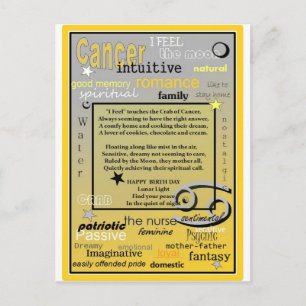 VERJAARDAG VAN KANKER BRIEFKAART