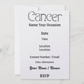 Verjaardag van kanker - SRF Kaart (Achterkant)