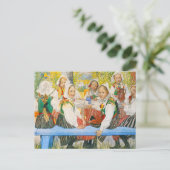 Verjaardag van Kersti door Carl Larsson Briefkaart (Staand voorkant)