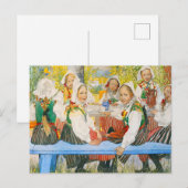 Verjaardag van Kersti door Carl Larsson Briefkaart (Voorkant / Achterkant)