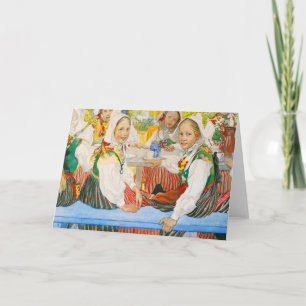 Verjaardag van Kersti door Carl Larsson Kaart