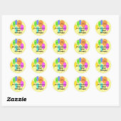 Verjaardag van kinderen Stickers (Vel)
