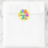 Verjaardag van kinderen Stickers (Tas)