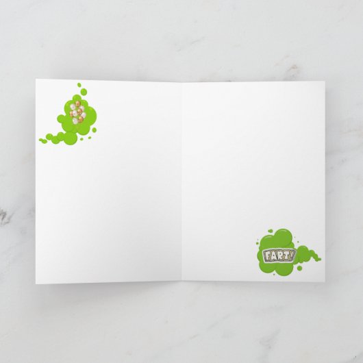 Verjaardag van King of Farts Kaart (Binnen)