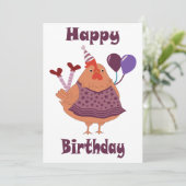 Verjaardag van kip (Staand voorkant)