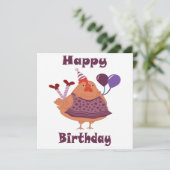Verjaardag van kip (Staand voorkant)