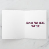 Verjaardag van kip kaart (Binnen)