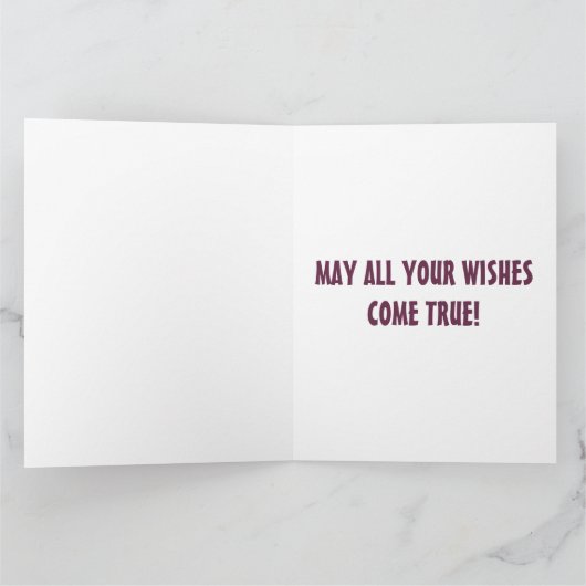 Verjaardag van kip kaart (Binnen)