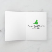 Verjaardag van kleine dinosaurus kaart (Binnen)