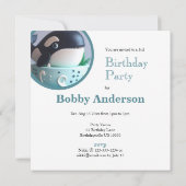 VERJAARDAG VAN KNUTTE ORKA WALVIS KLEUTERS KAART (Achterkant)